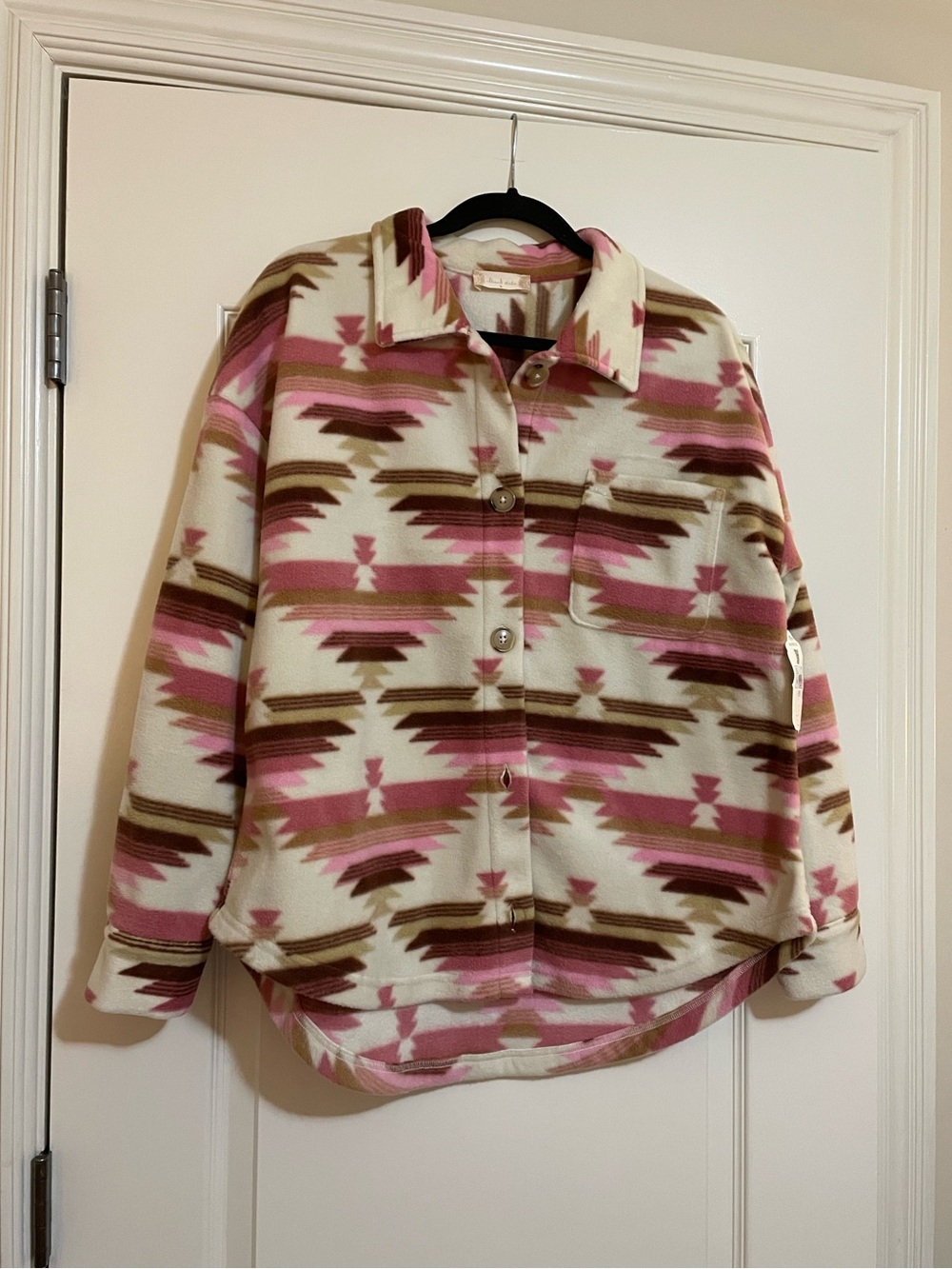 NWT Altar’d State Aztec Pink Shacket
